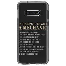 DistinctInk® Clear Shockproof Hybrid Case for Apple iPhone / Samsung Galaxy / Google Pixel - 10 Reasons to Be With a Mechanic