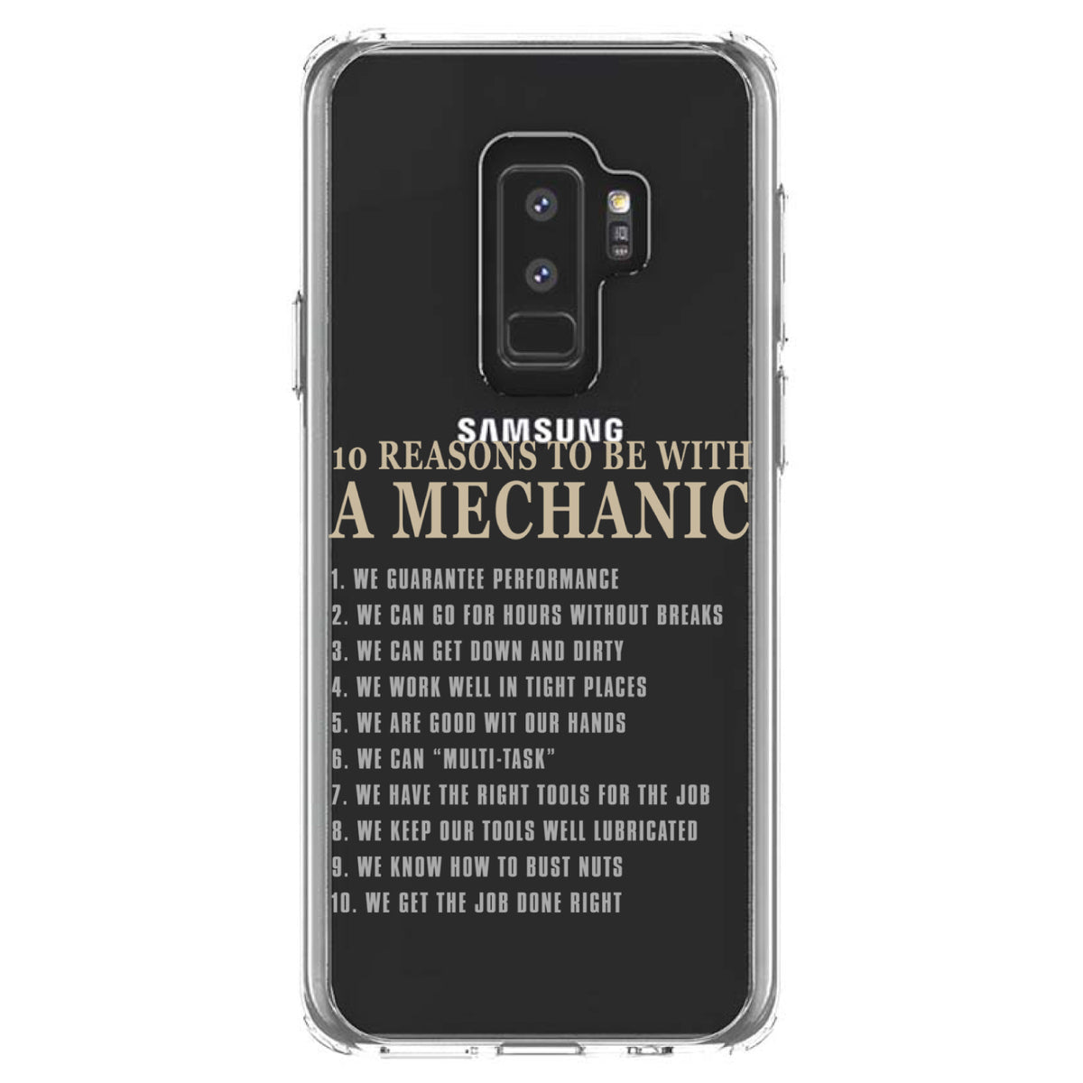 10 Reasons to Be With a Mechanic Clear Shockproof iPhone Case, view 20