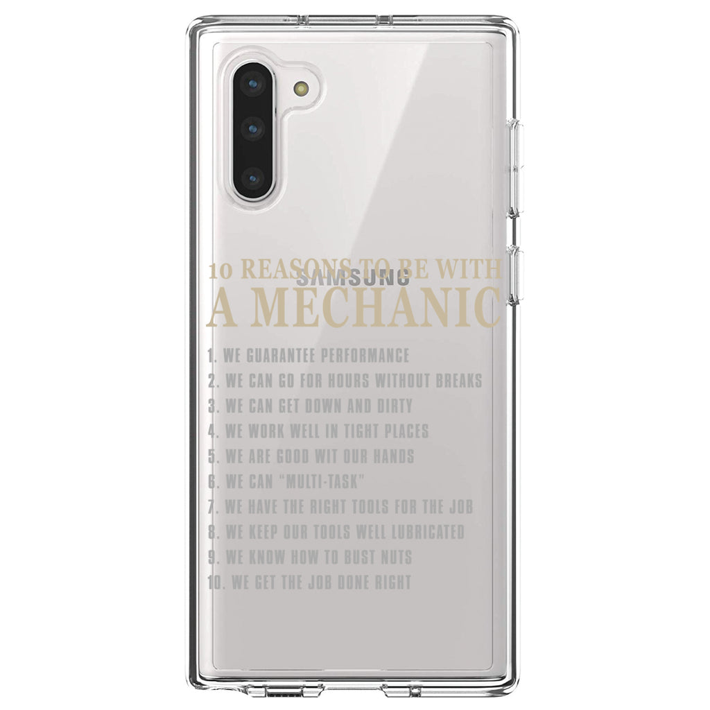 10 Reasons to Be With a Mechanic Clear Shockproof iPhone Case, view 9