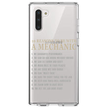 DistinctInk® Clear Shockproof Hybrid Case for Apple iPhone / Samsung Galaxy / Google Pixel - 10 Reasons to Be With a Mechanic