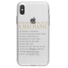 DistinctInk® Clear Shockproof Hybrid Case for Apple iPhone / Samsung Galaxy / Google Pixel - 10 Reasons to Be With a Mechanic