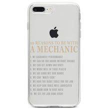 DistinctInk® Clear Shockproof Hybrid Case for Apple iPhone / Samsung Galaxy / Google Pixel - 10 Reasons to Be With a Mechanic