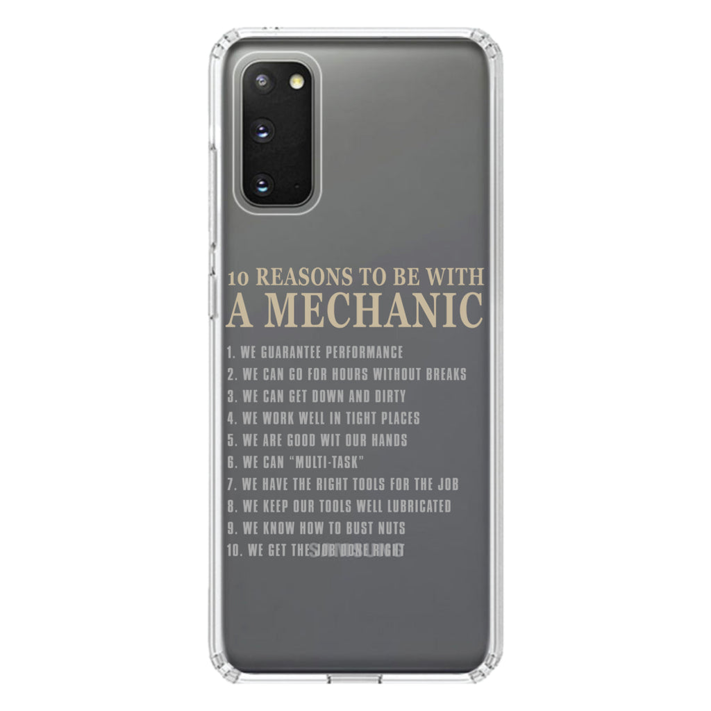 10 Reasons to Be With a Mechanic Clear Shockproof iPhone Case, view 15