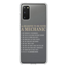 DistinctInk® Clear Shockproof Hybrid Case for Apple iPhone / Samsung Galaxy / Google Pixel - 10 Reasons to Be With a Mechanic
