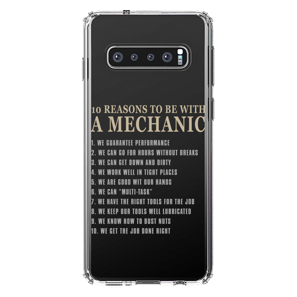 10 Reasons to Be With a Mechanic Clear Shockproof iPhone Case, view 16