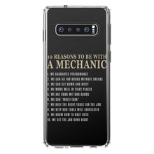 DistinctInk® Clear Shockproof Hybrid Case for Apple iPhone / Samsung Galaxy / Google Pixel - 10 Reasons to Be With a Mechanic