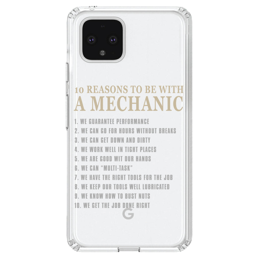 10 Reasons to Be With a Mechanic Clear Shockproof iPhone Case, view 23