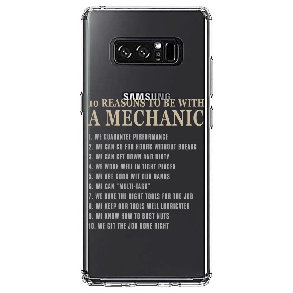 10 Reasons to Be With a Mechanic Clear Shockproof iPhone Case, view 12