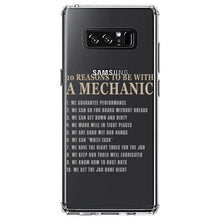 DistinctInk® Clear Shockproof Hybrid Case for Apple iPhone / Samsung Galaxy / Google Pixel - 10 Reasons to Be With a Mechanic