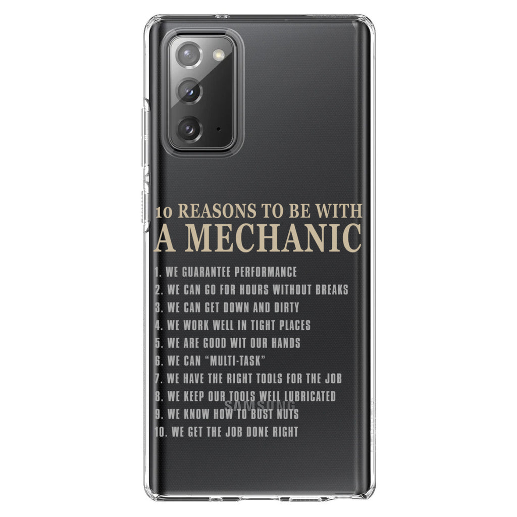 10 Reasons to Be With a Mechanic Clear Shockproof iPhone Case, view 7