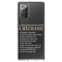 DistinctInk® Clear Shockproof Hybrid Case for Apple iPhone / Samsung Galaxy / Google Pixel - 10 Reasons to Be With a Mechanic