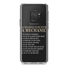 DistinctInk® Clear Shockproof Hybrid Case for Apple iPhone / Samsung Galaxy / Google Pixel - 10 Reasons to Be With a Mechanic