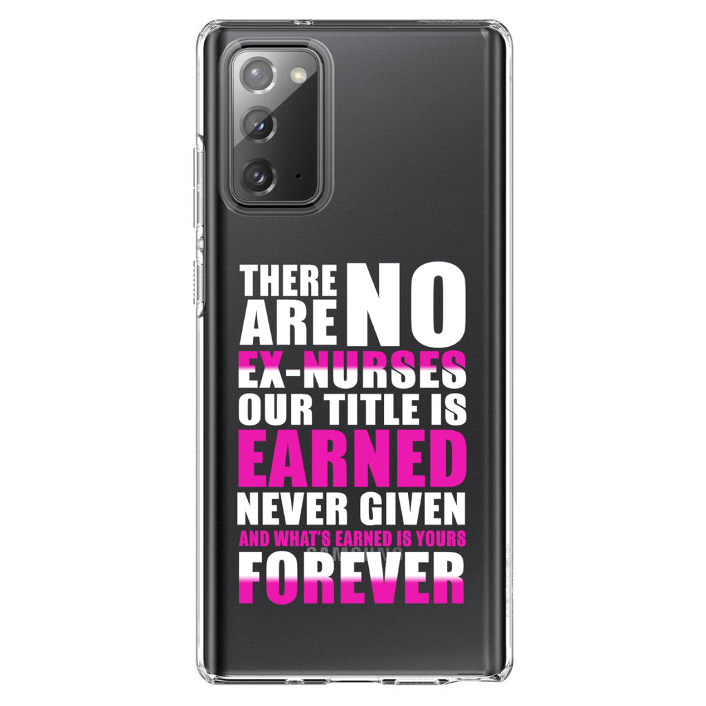 No Ex Nurses Title is Earned Forever Clear Shockproof iPhone Case, view 8