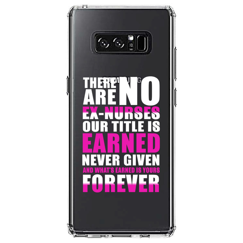 No Ex Nurses Title is Earned Forever Clear Shockproof iPhone Case, view 12