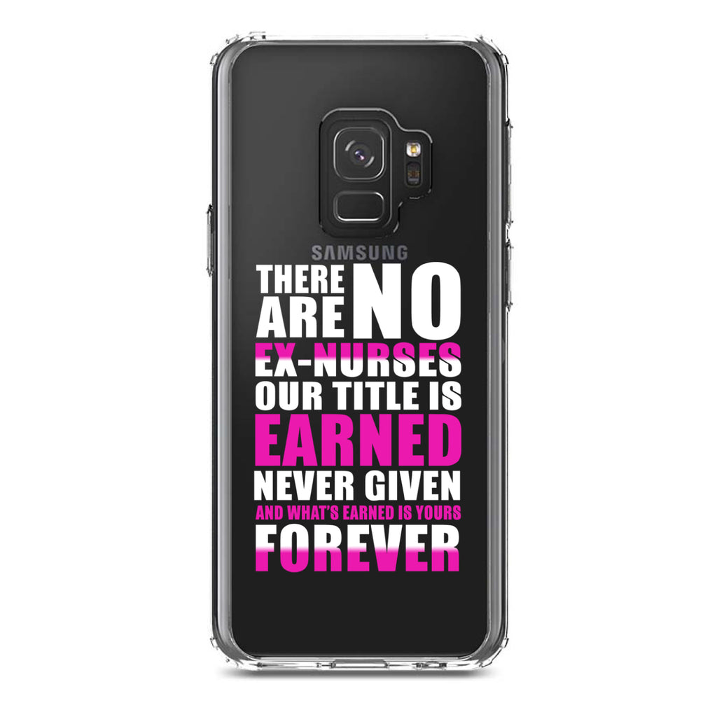 No Ex Nurses Title is Earned Forever Clear Shockproof iPhone Case, view 19
