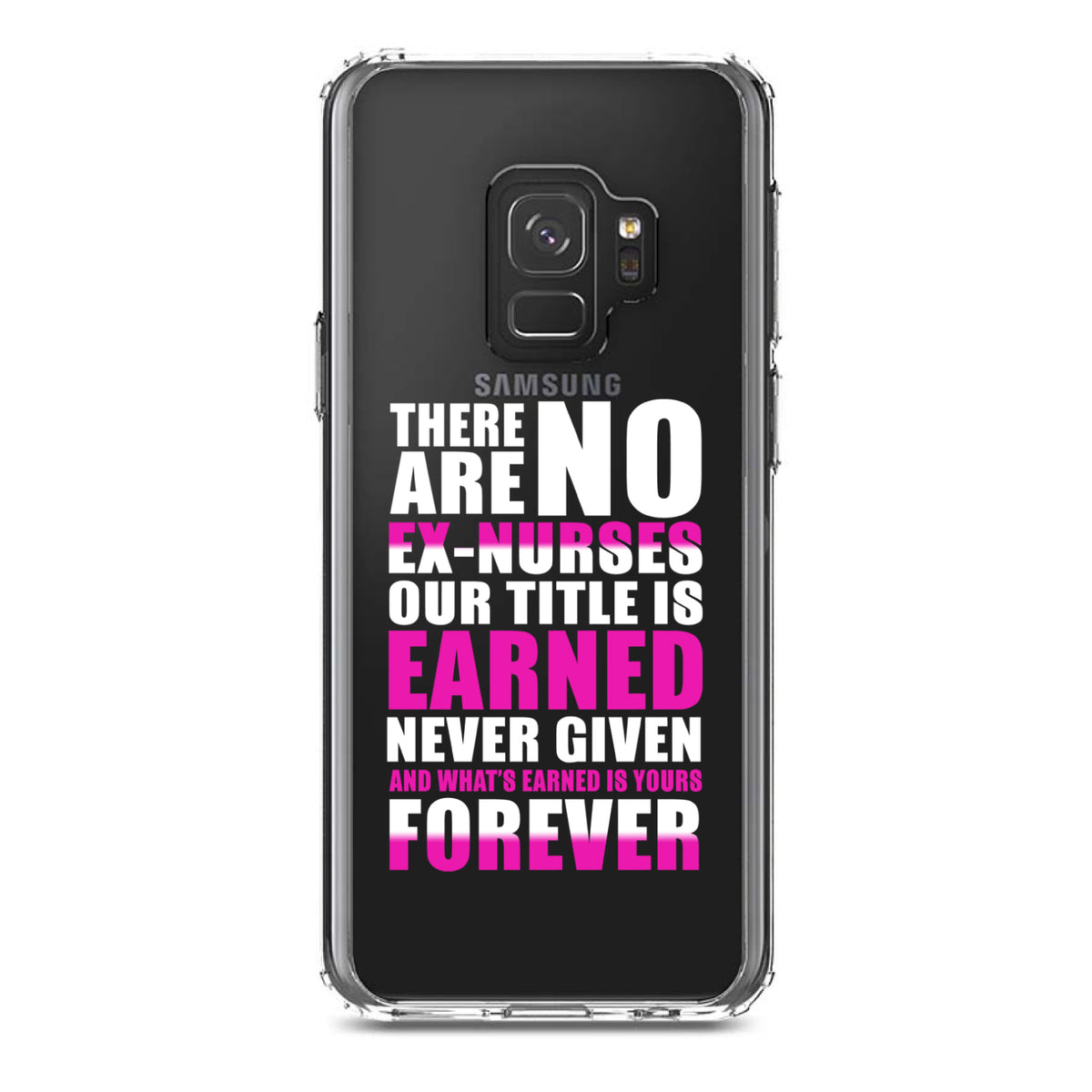 No Ex Nurses Title is Earned Forever Clear Shockproof iPhone Case, view 19