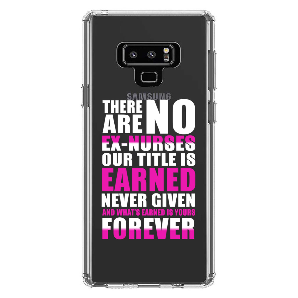No Ex Nurses Title is Earned Forever Clear Shockproof iPhone Case, view 11