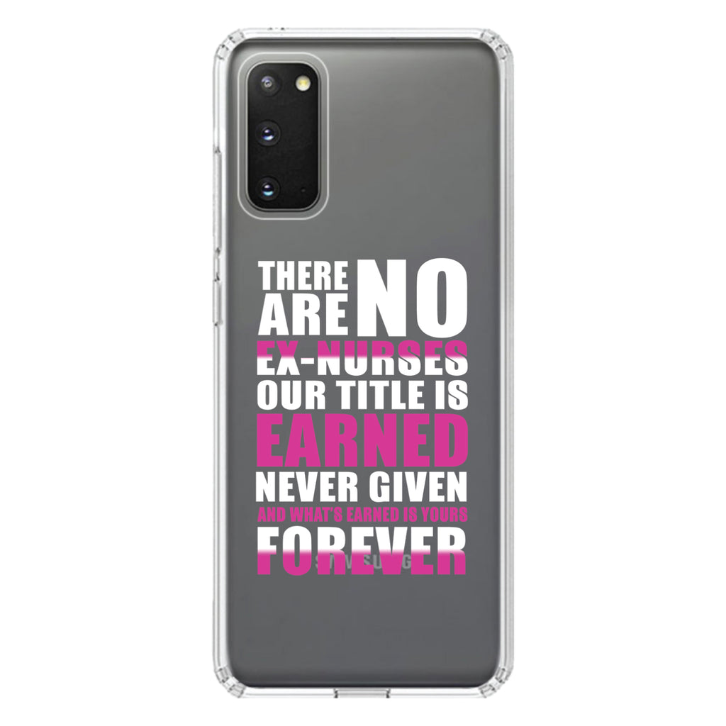 No Ex Nurses Title is Earned Forever Clear Shockproof iPhone Case, view 13