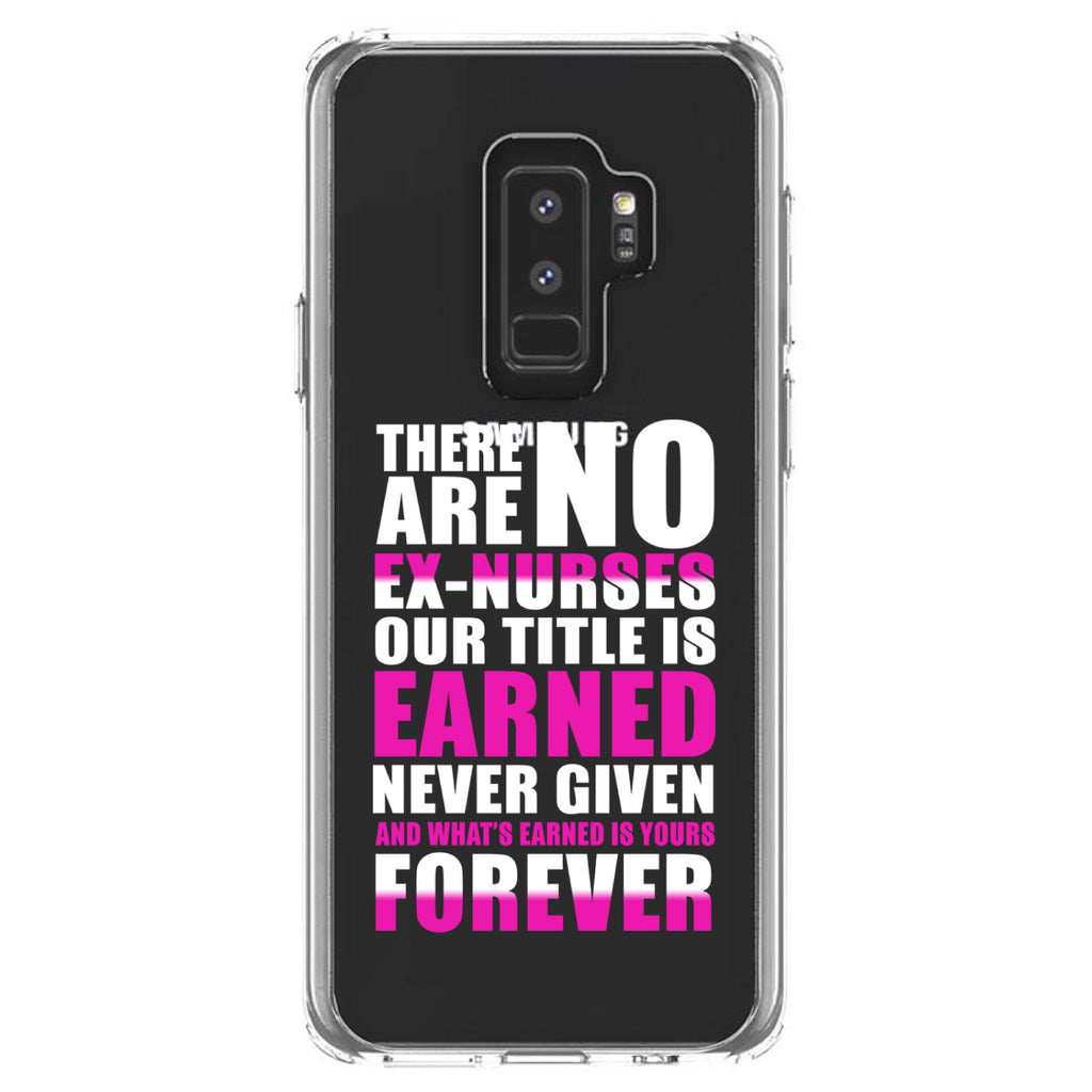 No Ex Nurses Title is Earned Forever Clear Shockproof iPhone Case, view 20