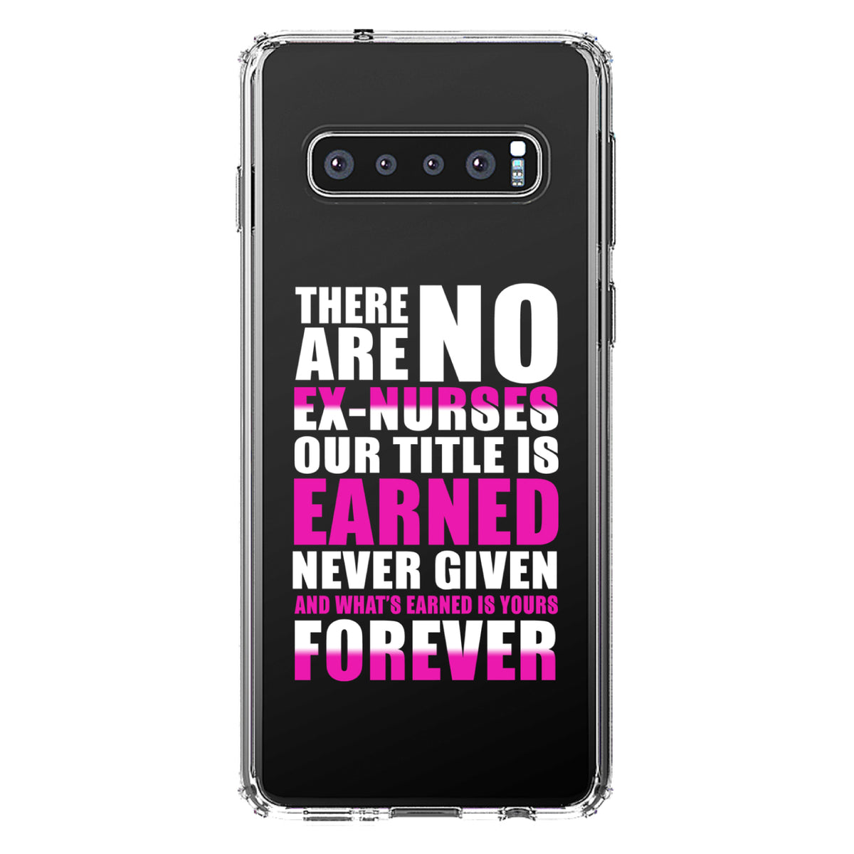 No Ex Nurses Title is Earned Forever Clear Shockproof iPhone Case, view 16
