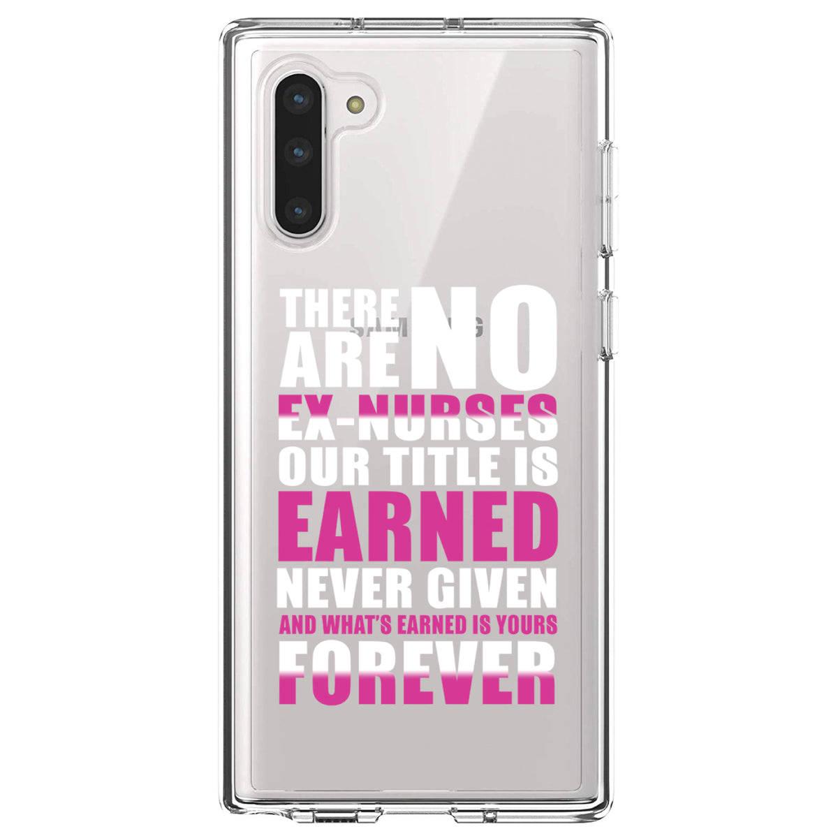 No Ex Nurses Title is Earned Forever Clear Shockproof iPhone Case, view 9