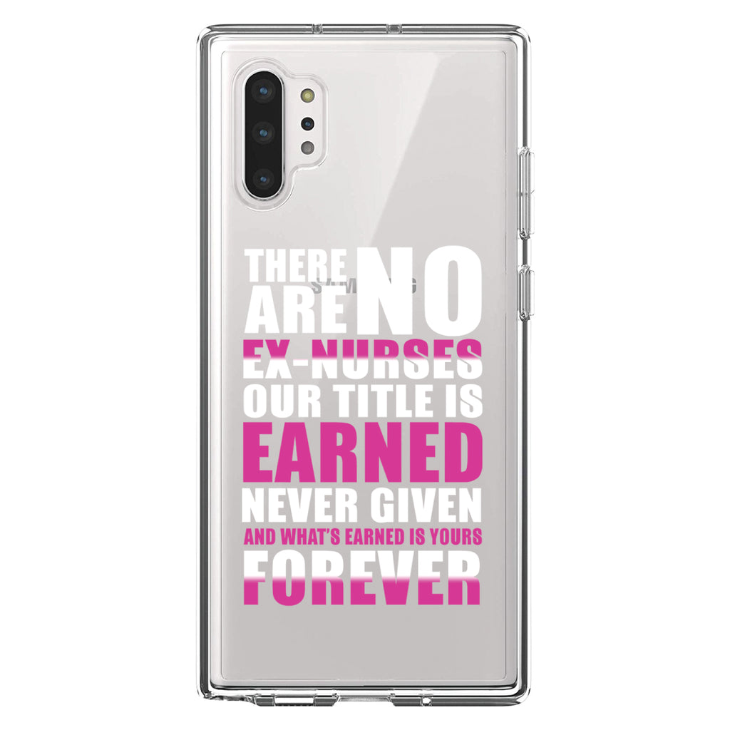 No Ex Nurses Title is Earned Forever Clear Shockproof iPhone Case, view 10