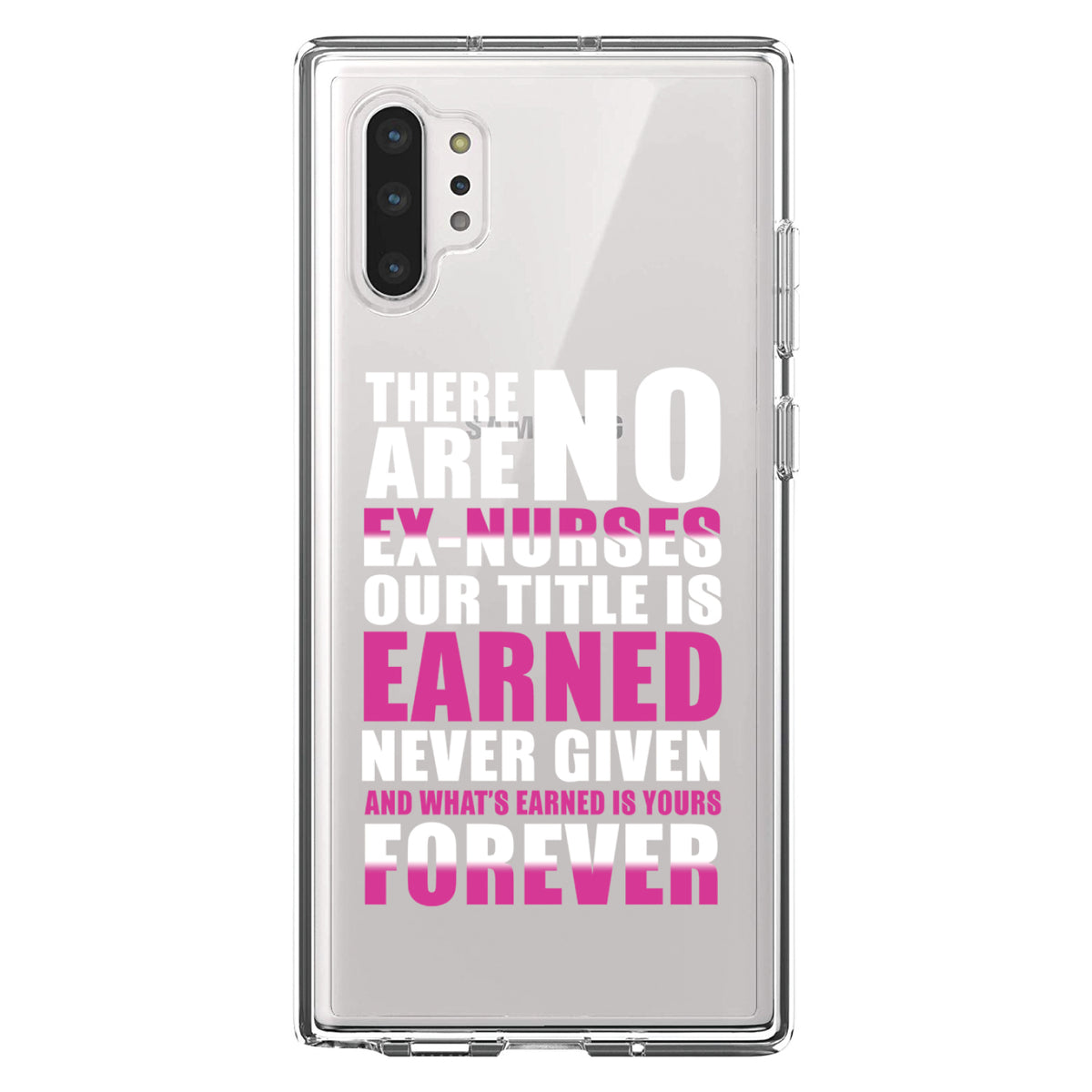 No Ex Nurses Title is Earned Forever Clear Shockproof iPhone Case, view 10