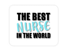 DistinctInk Custom Foam Rubber Mouse Pad - 1/4" Thick - The Best Nurse In The World