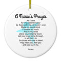 A Nurse's Prayer Ceramic Ornament
