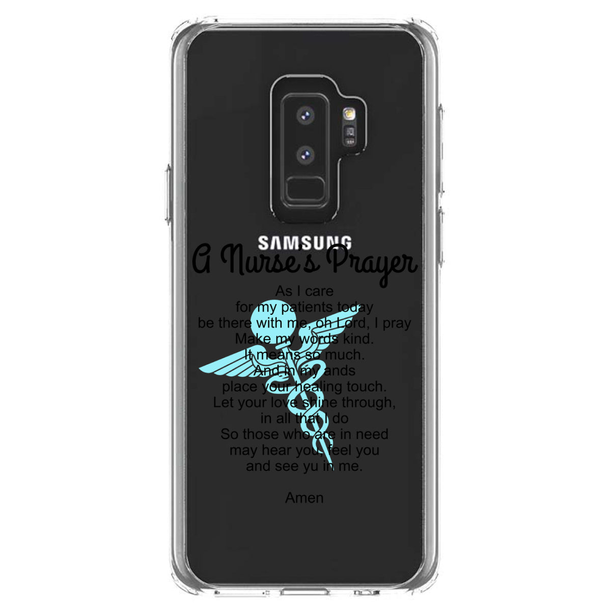 A Nurse's Prayer Clear Shockproof iPhone Case, view 20