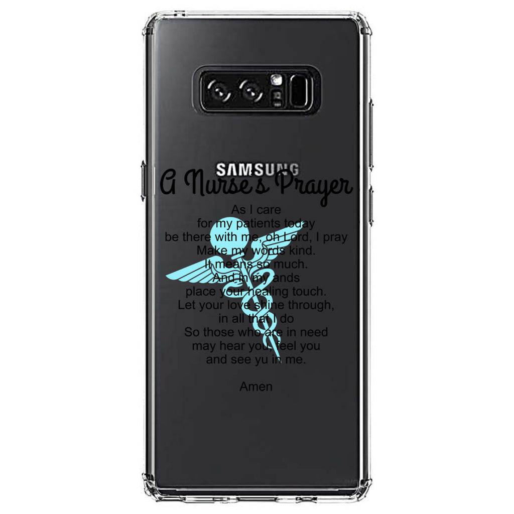 A Nurse's Prayer Clear Shockproof iPhone Case, view 12