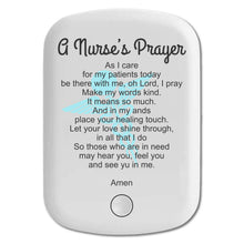 DistinctInk Magnetic Battery Pack, Wireless Portable Charger with USB-C Cable, Compatible with MagSafe iPhone 14 / 13 / 12 Series - A Nurse's Prayer