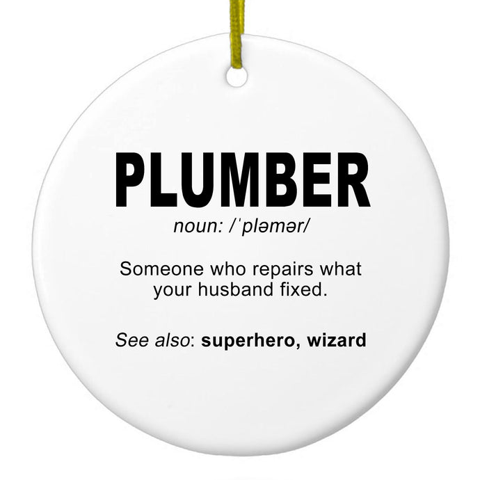 Fix What Your Husband Fixed Ceramic Ornament
