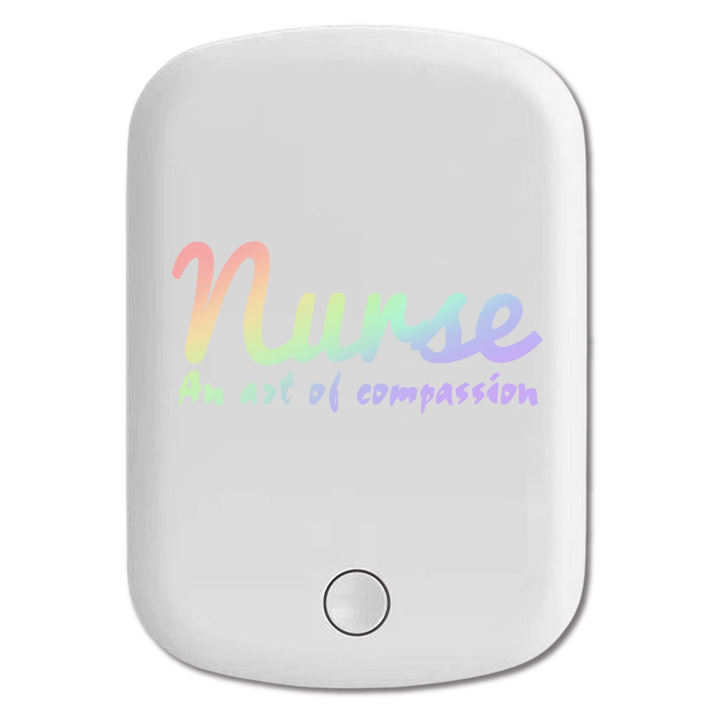 DistinctInk Magnetic Battery Pack, Wireless Portable Charger with USB-C Cable, Compatible with MagSafe iPhone 14 / 13 / 12 Series - Nurse An Art of Compassion