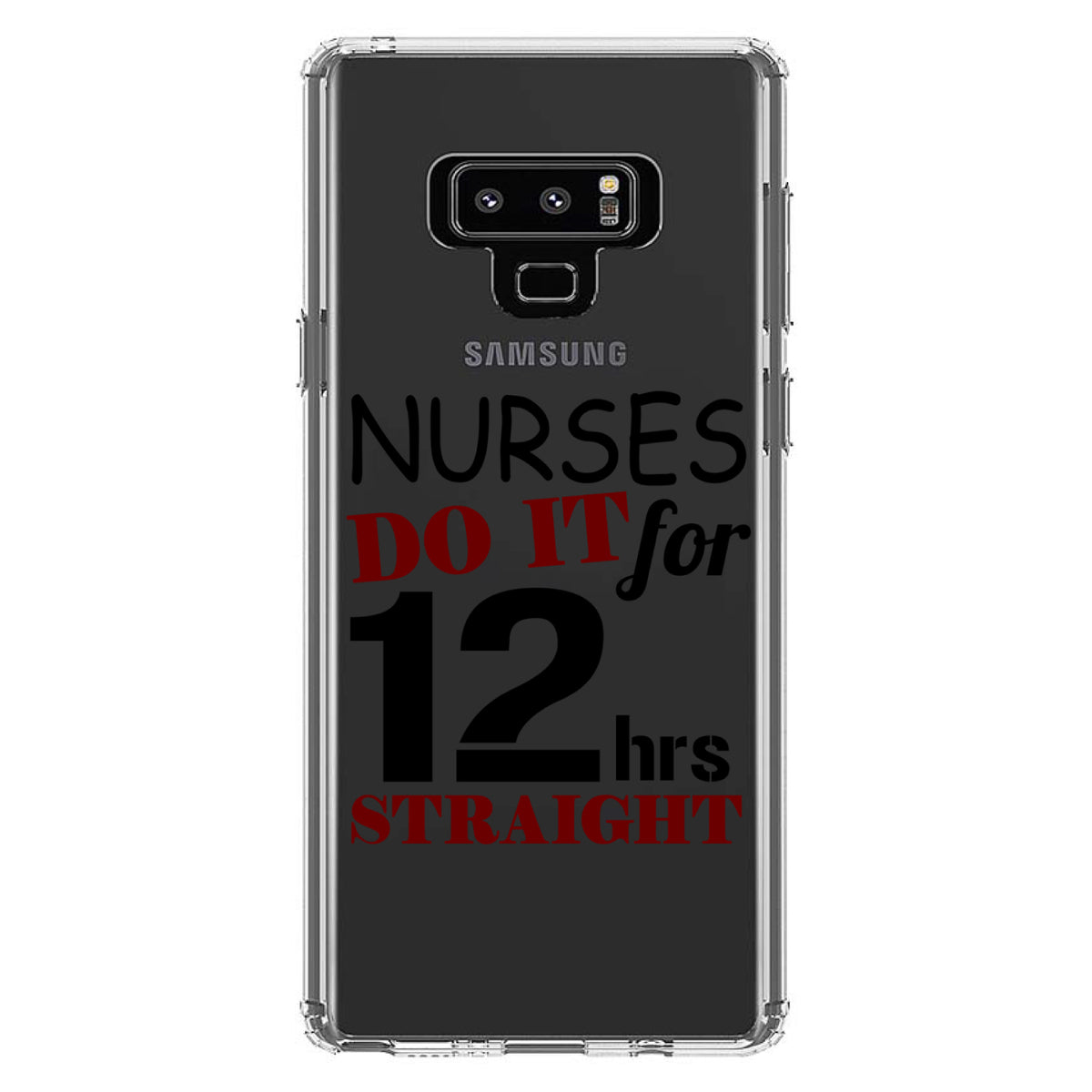 Nurses Do It For 12 Hours Straight Clear Shockproof iPhone Case, view 11