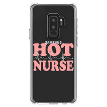DistinctInk® Clear Shockproof Hybrid Case for Apple iPhone / Samsung Galaxy / Google Pixel - Hot Nurse