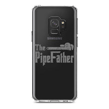 DistinctInk® Clear Shockproof Hybrid Case for Apple iPhone / Samsung Galaxy / Google Pixel - The PipeFather - Plumber