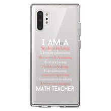 DistinctInk® Clear Shockproof Hybrid Case for Apple iPhone / Samsung Galaxy / Google Pixel - Teacher Student Helping Homework Encourage