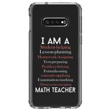 DistinctInk® Clear Shockproof Hybrid Case for Apple iPhone / Samsung Galaxy / Google Pixel - Teacher Student Helping Homework Encourage