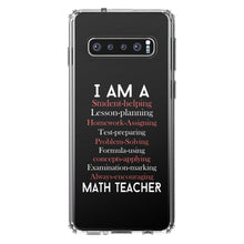 DistinctInk® Clear Shockproof Hybrid Case for Apple iPhone / Samsung Galaxy / Google Pixel - Teacher Student Helping Homework Encourage