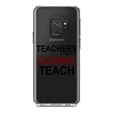 DistinctInk® Clear Shockproof Hybrid Case for Apple iPhone / Samsung Galaxy / Google Pixel - Teachers Gonna Teach