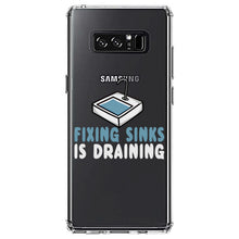 DistinctInk® Clear Shockproof Hybrid Case for Apple iPhone / Samsung Galaxy / Google Pixel - Fixing Sinks is Draining - Plumbing