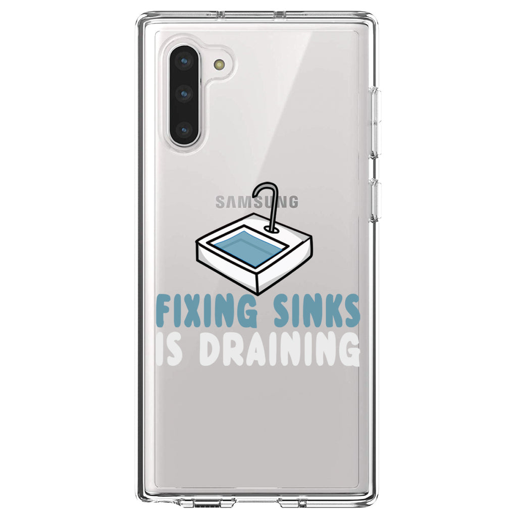 Fixing Sinks is Draining, Plumbing Clear Shockproof iPhone Case, view 9