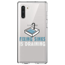 DistinctInk® Clear Shockproof Hybrid Case for Apple iPhone / Samsung Galaxy / Google Pixel - Fixing Sinks is Draining - Plumbing