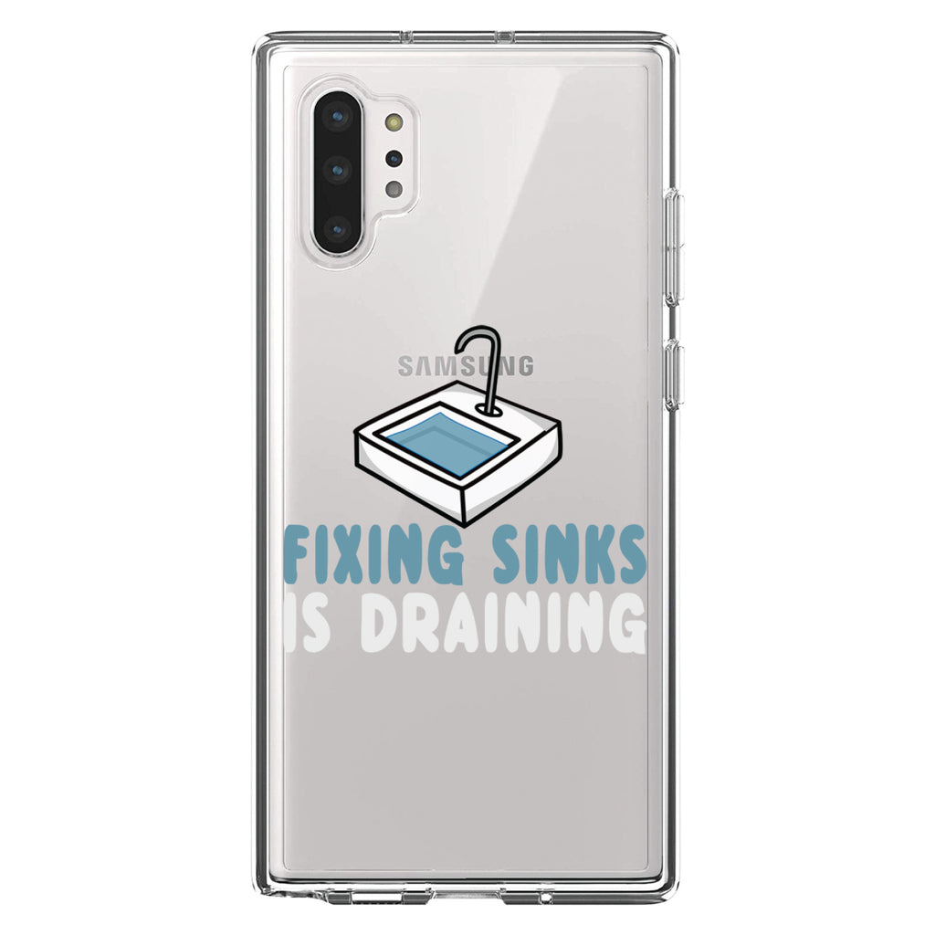 Fixing Sinks is Draining, Plumbing Clear Shockproof iPhone Case, view 10