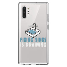 DistinctInk® Clear Shockproof Hybrid Case for Apple iPhone / Samsung Galaxy / Google Pixel - Fixing Sinks is Draining - Plumbing