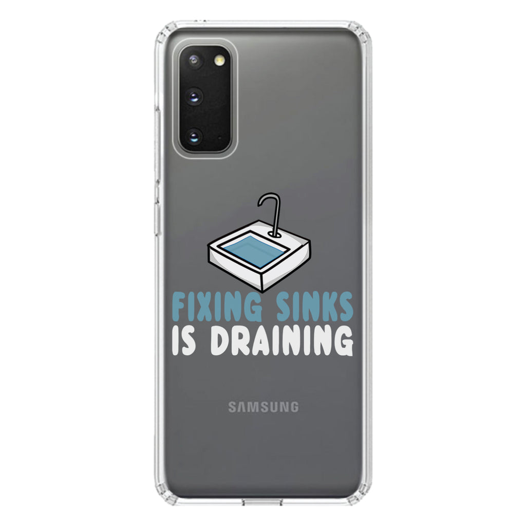 Fixing Sinks is Draining, Plumbing Clear Shockproof iPhone Case, view 13