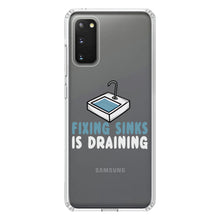 DistinctInk® Clear Shockproof Hybrid Case for Apple iPhone / Samsung Galaxy / Google Pixel - Fixing Sinks is Draining - Plumbing