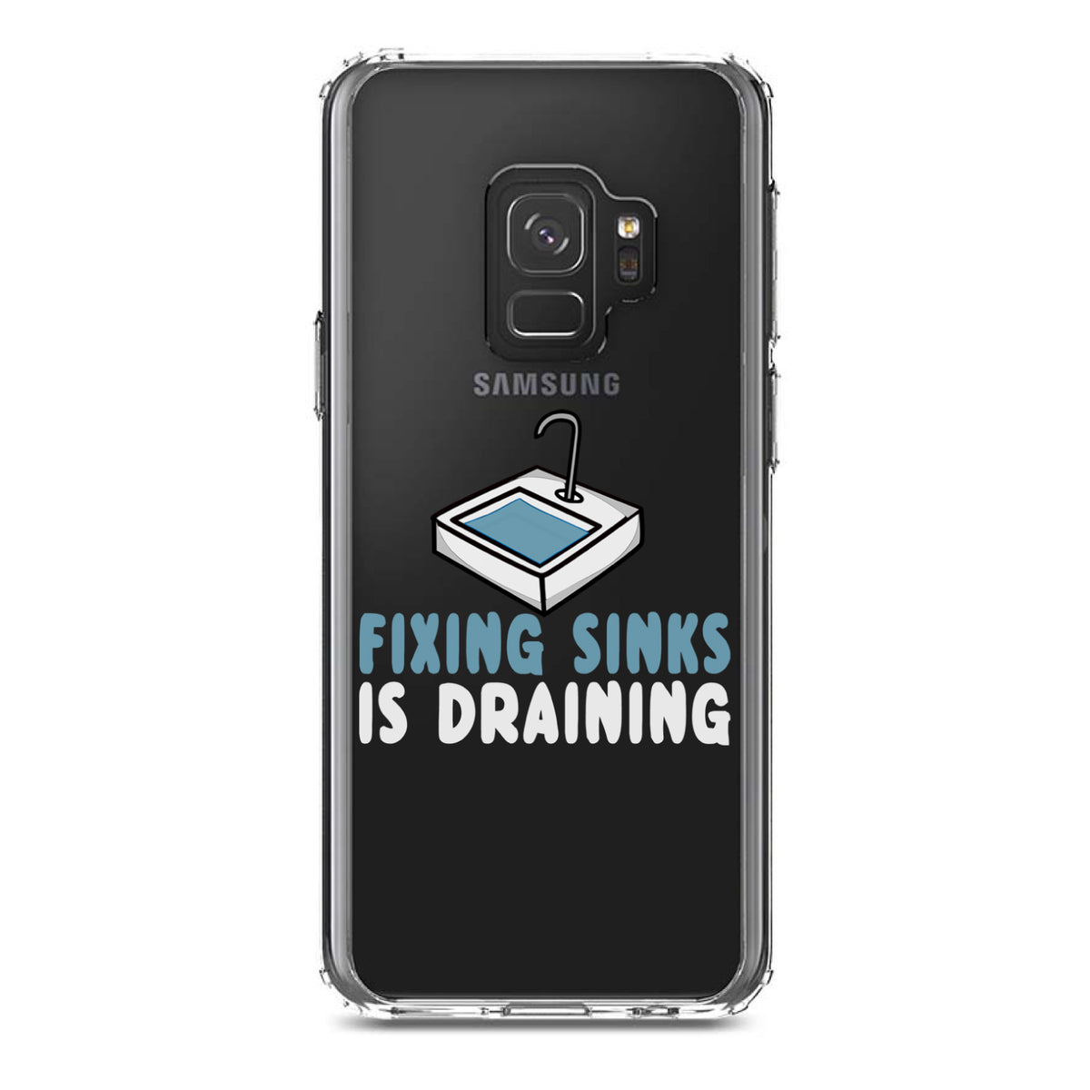 Fixing Sinks is Draining, Plumbing Clear Shockproof iPhone Case, view 19