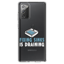 DistinctInk® Clear Shockproof Hybrid Case for Apple iPhone / Samsung Galaxy / Google Pixel - Fixing Sinks is Draining - Plumbing